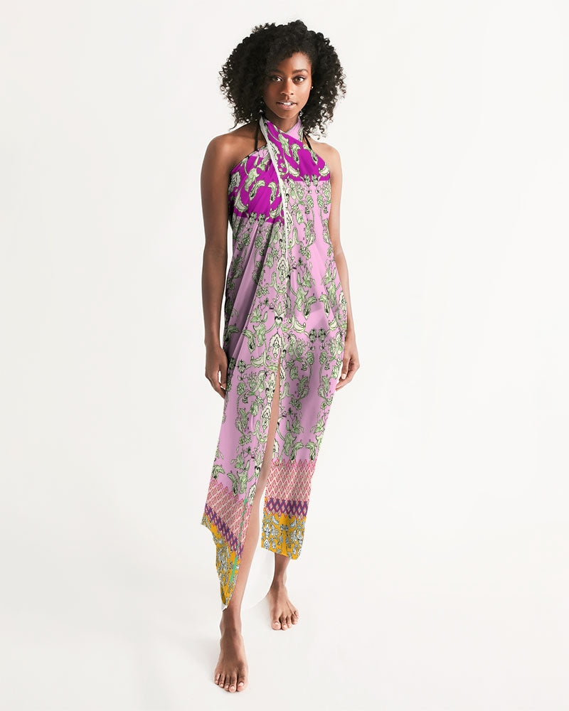 MIRACULOUS FLOWERS -PINK ||  Swim Cover Up