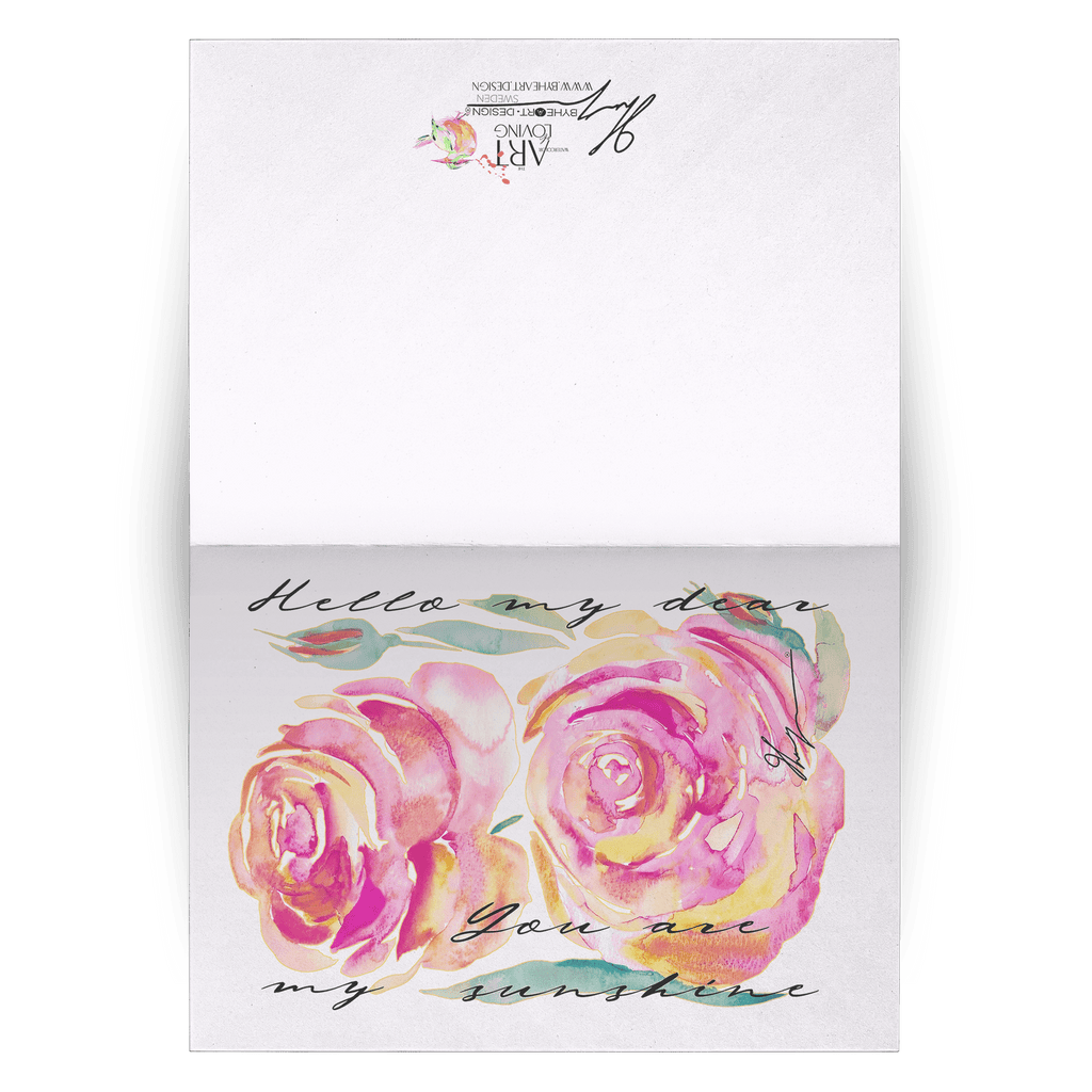 YOU ARE MY SUNSHINE  | FOLDED CARD |
