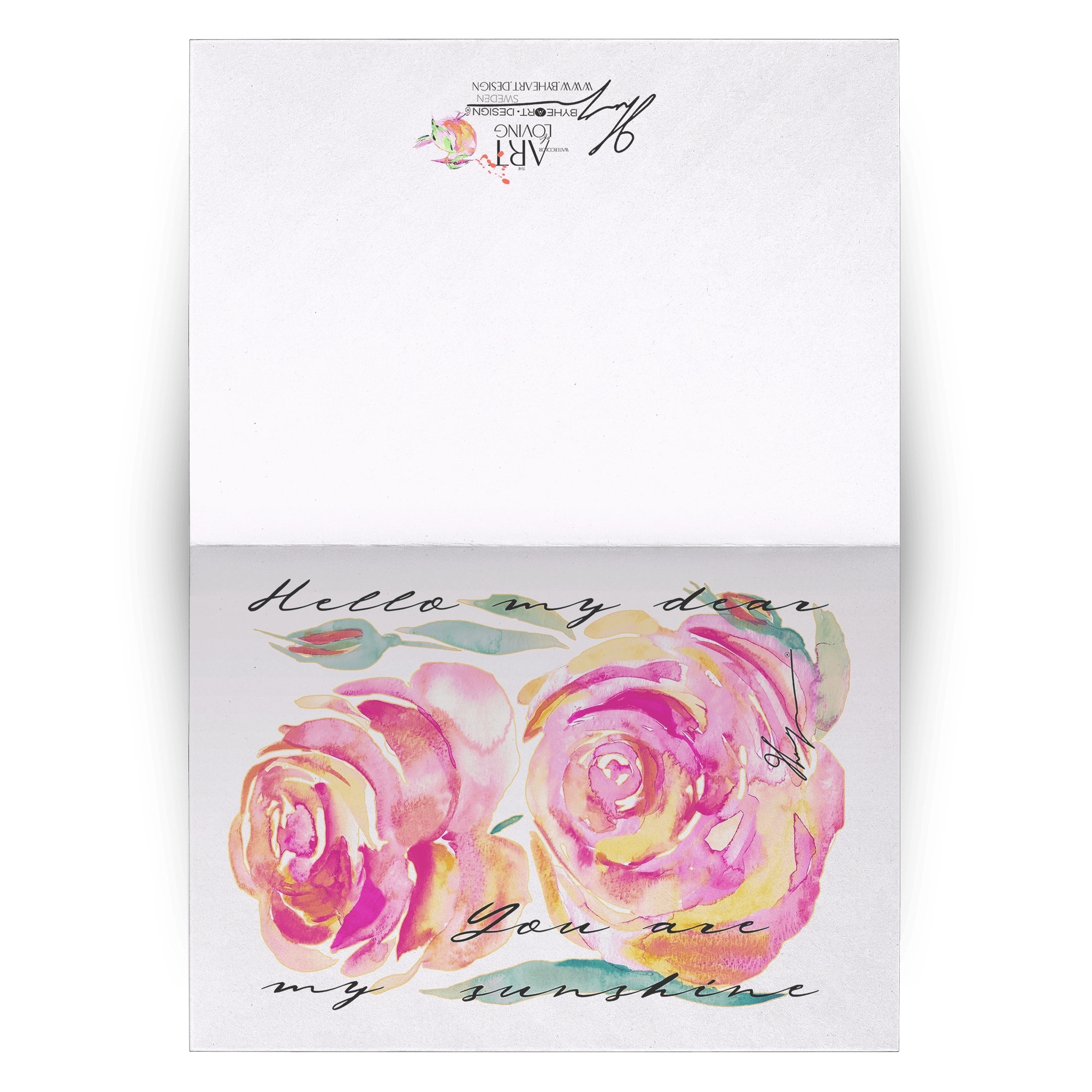 YOU ARE MY SUNSHINE  | FOLDED CARD |