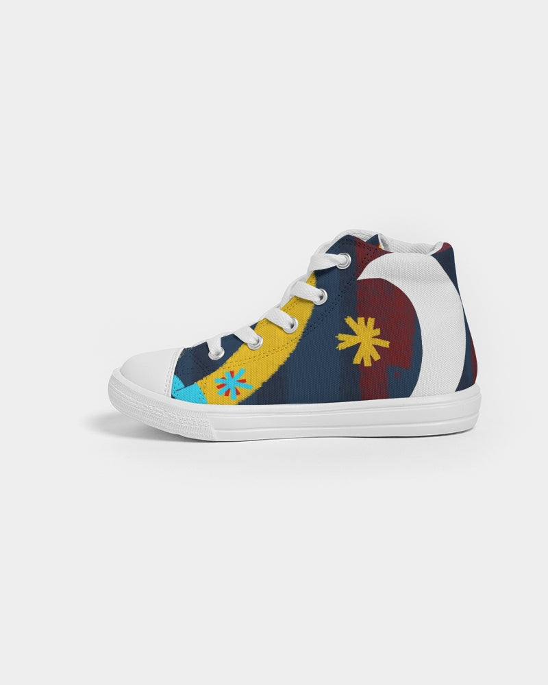 BLACK NIGHT Kids Hightop Canvas Shoe