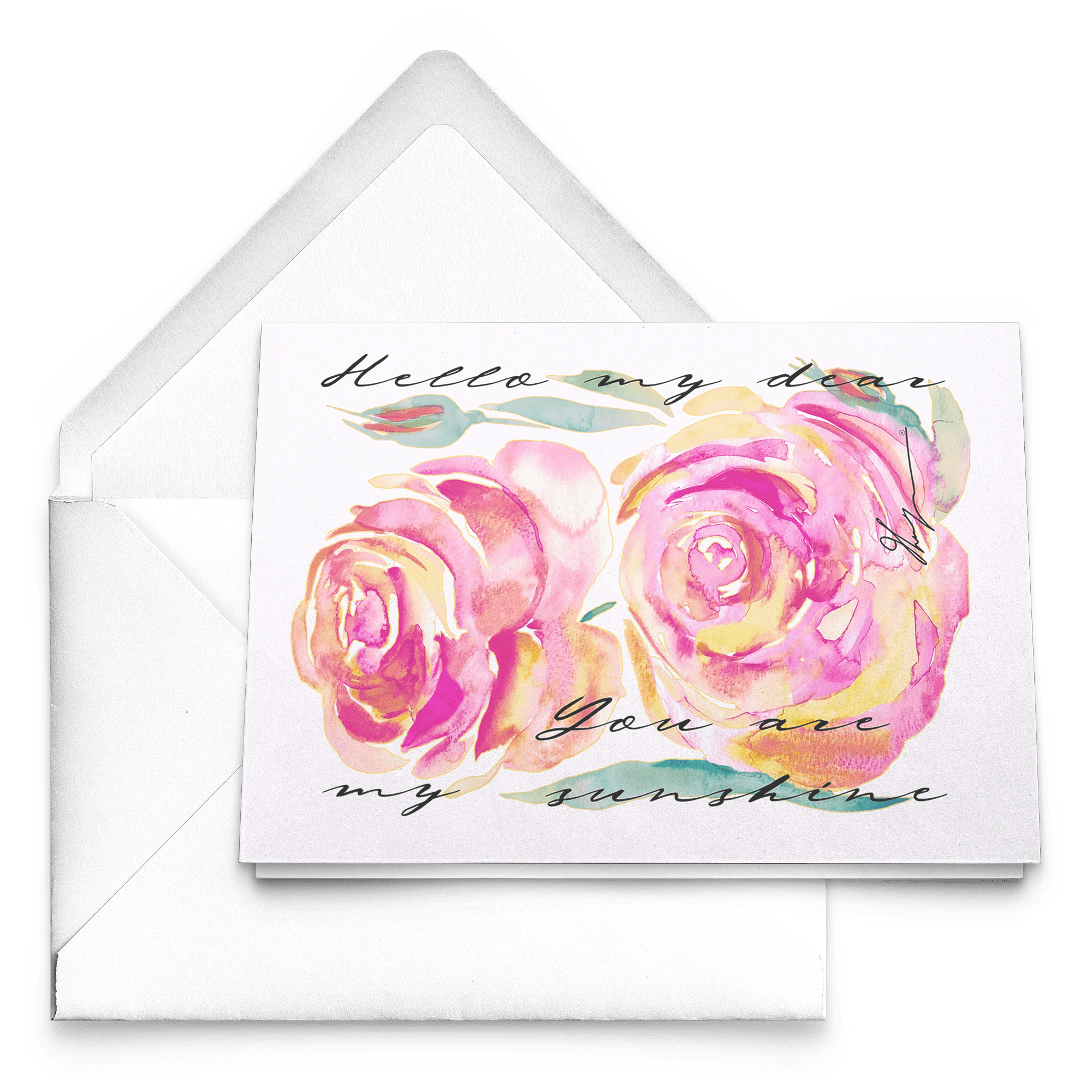 YOU ARE MY SUNSHINE  | FOLDED CARD |