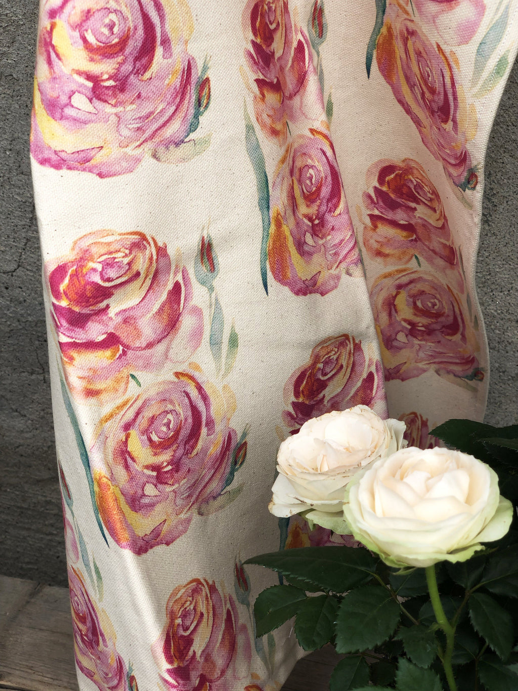 ALWAYS ROSES | Organic Dish Towel |
