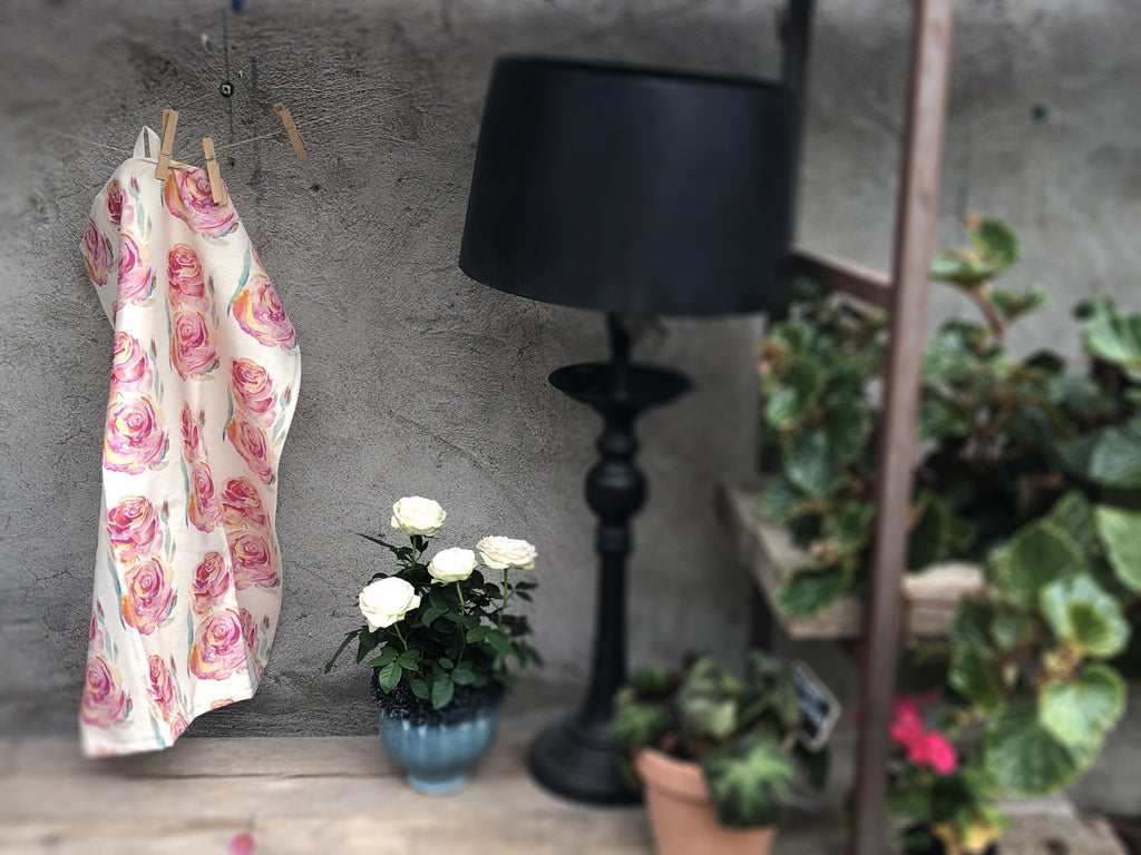 ALWAYS ROSES | Organic Dish Towel |