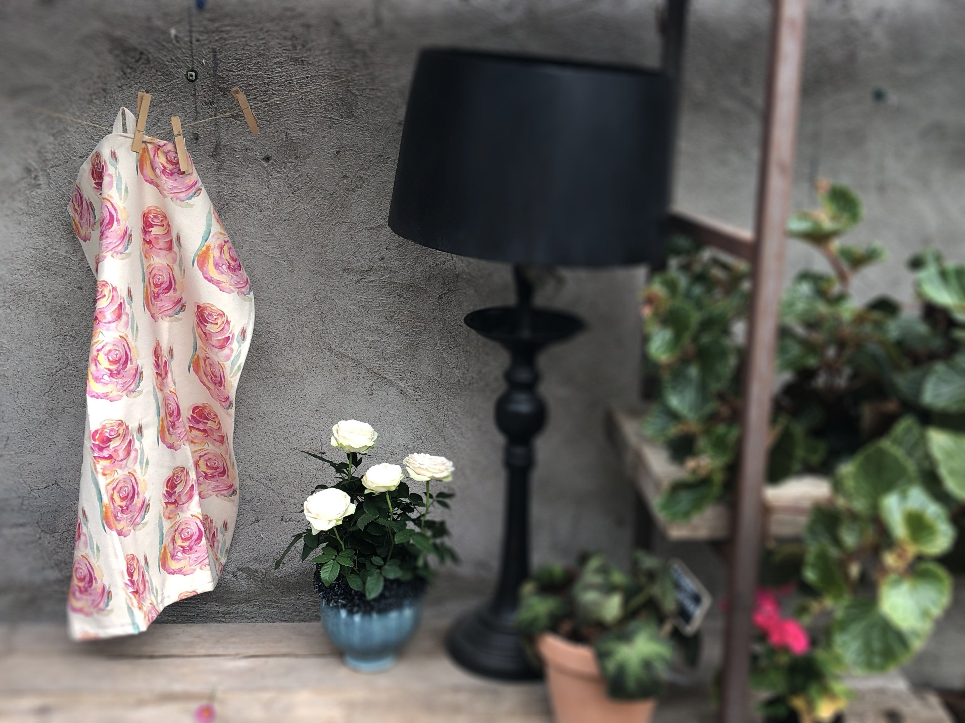 ALWAYS ROSES | Organic Dish Towel |