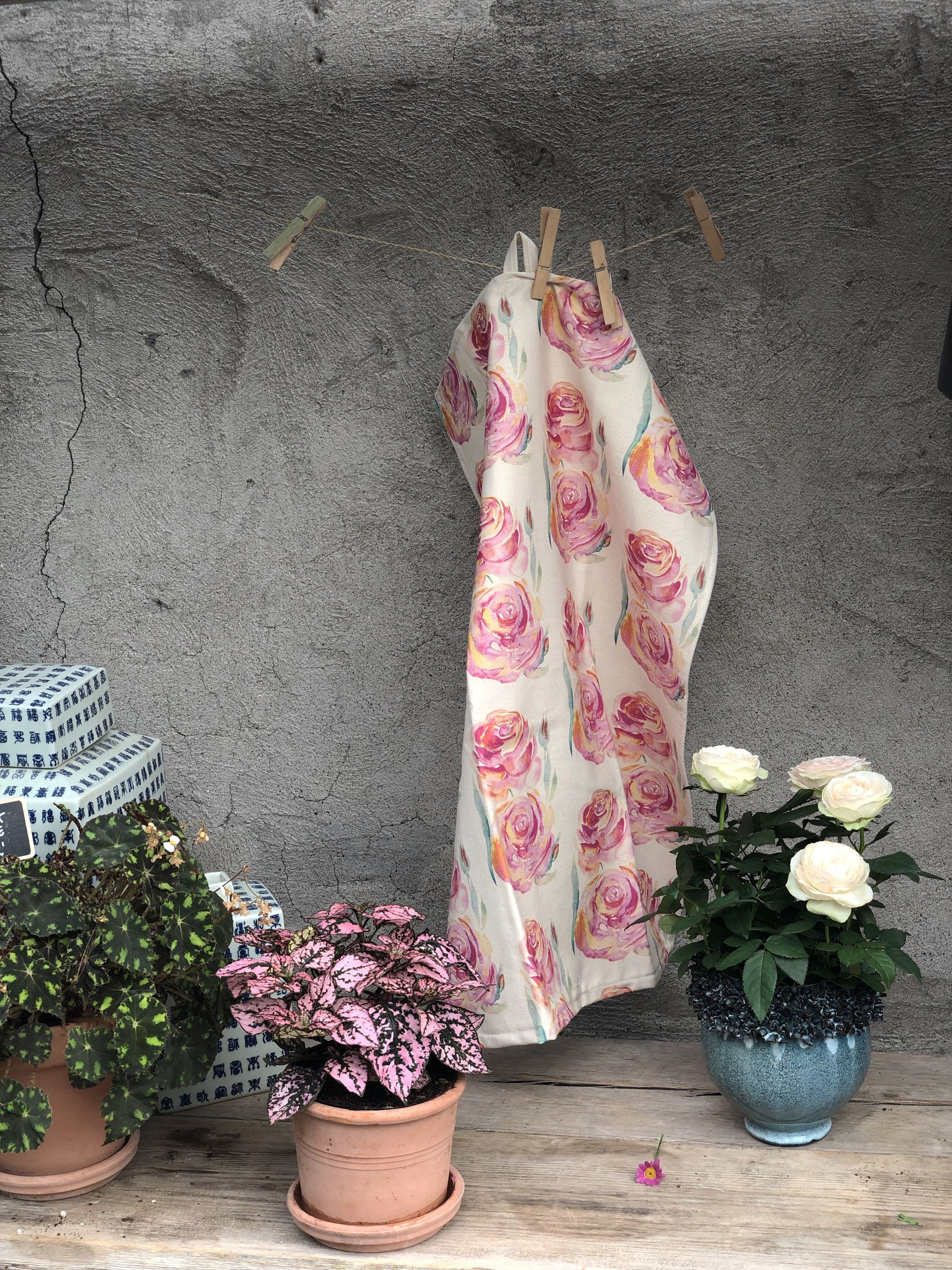 ALWAYS ROSES | Organic Dish Towel |