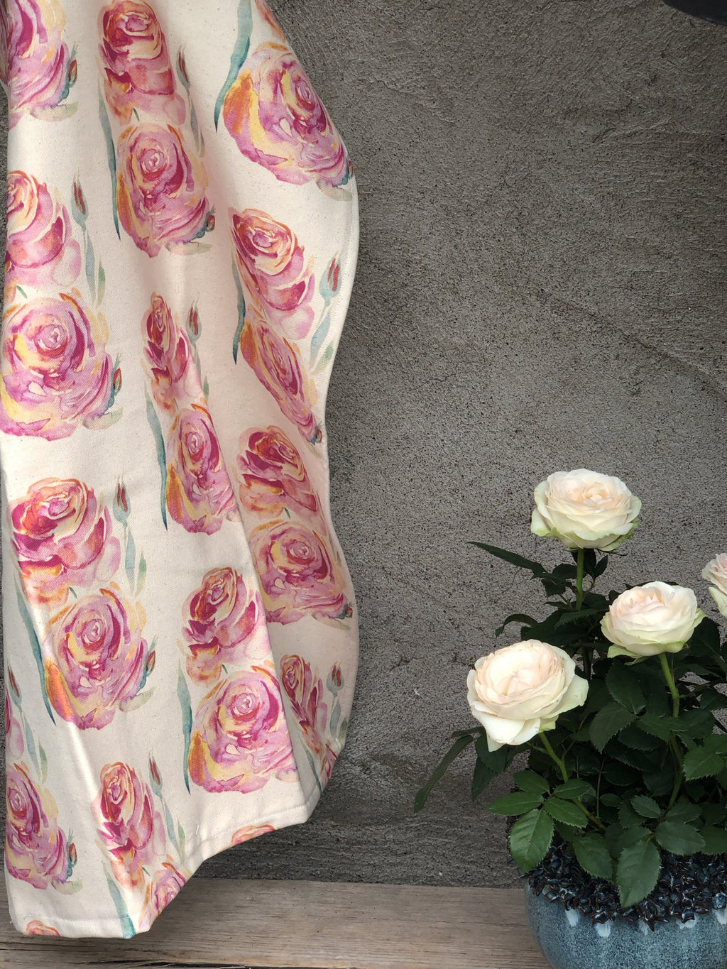 ALWAYS ROSES | Organic Dish Towel |