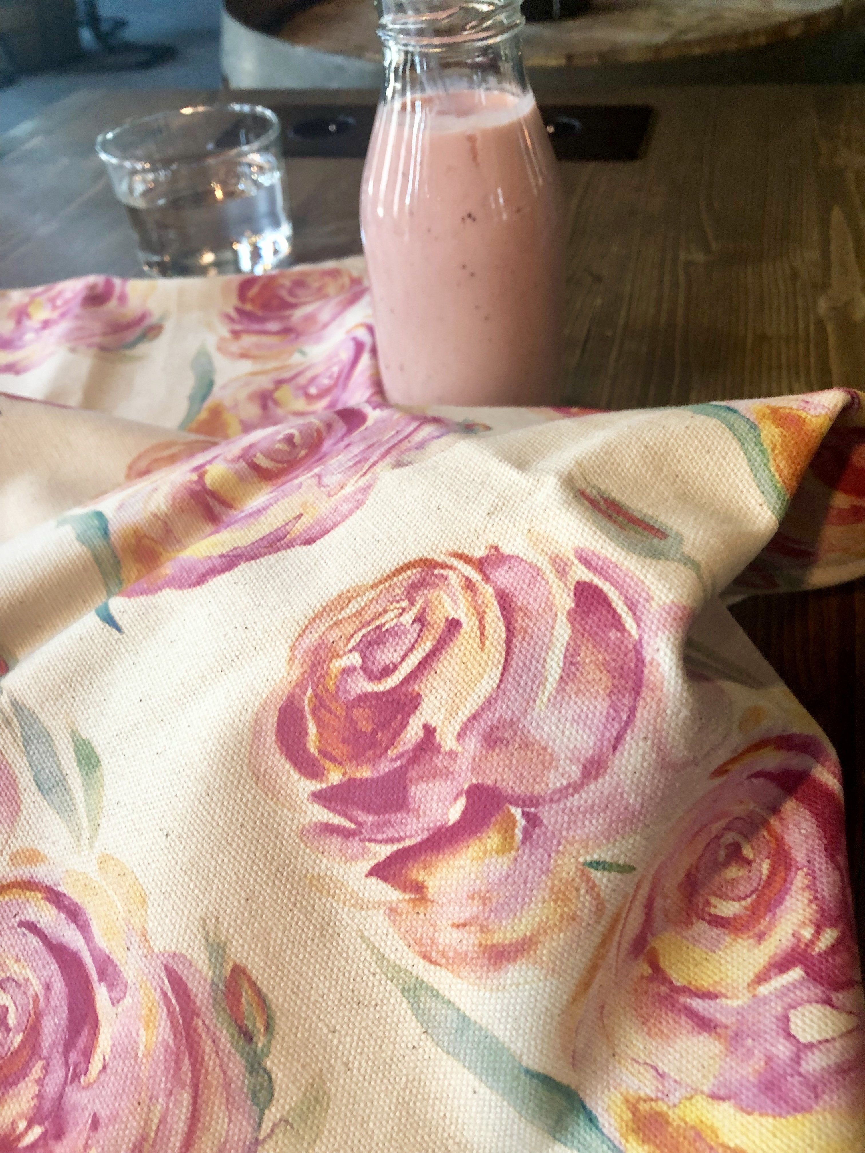 ALWAYS ROSES | Organic Dish Towel |