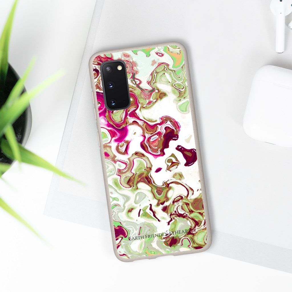 Biodegradable Case || GREEN WAVES ||