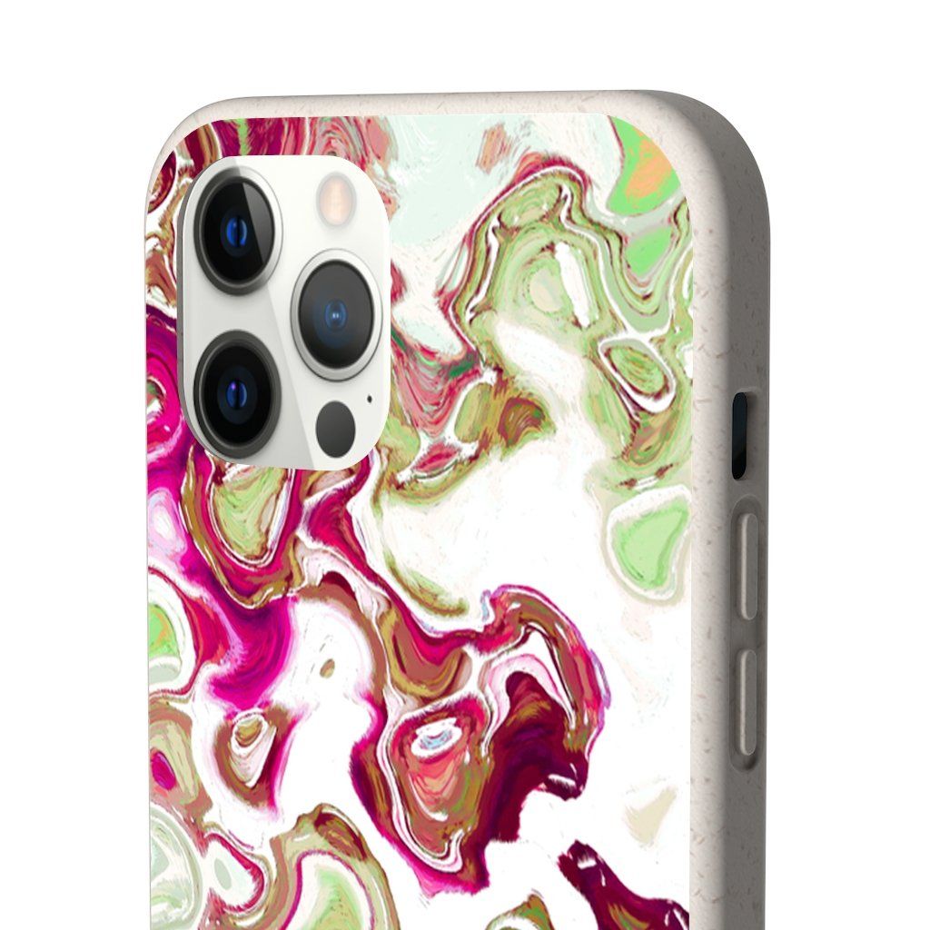 Biodegradable Case || GREEN WAVES ||