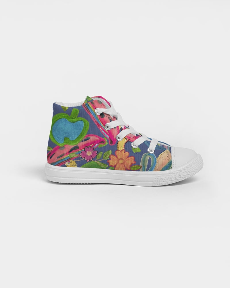 banana  Kids Hightop Canvas Shoe