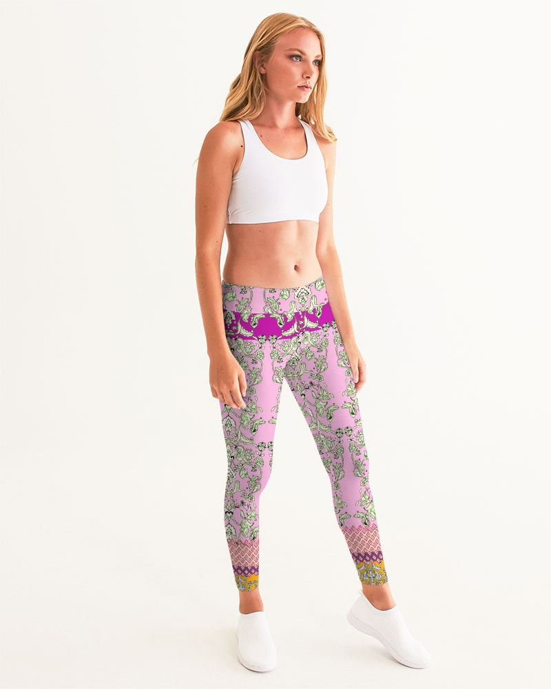 MIRACULOUS FLOWERS -PINK ||  Women's Yoga Pants