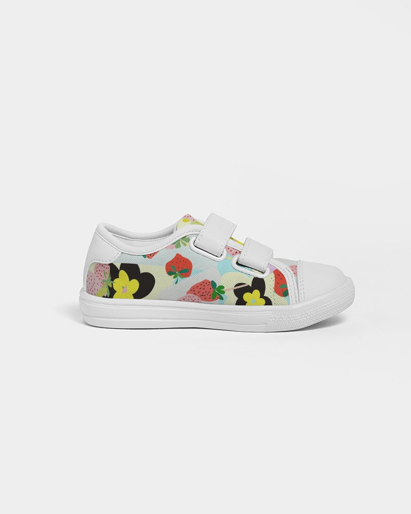 STRAWBERRY DRINK Kids Velcro Sneaker