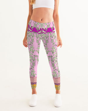 MIRACULOUS FLOWERS -PINK ||  Women's Yoga Pants