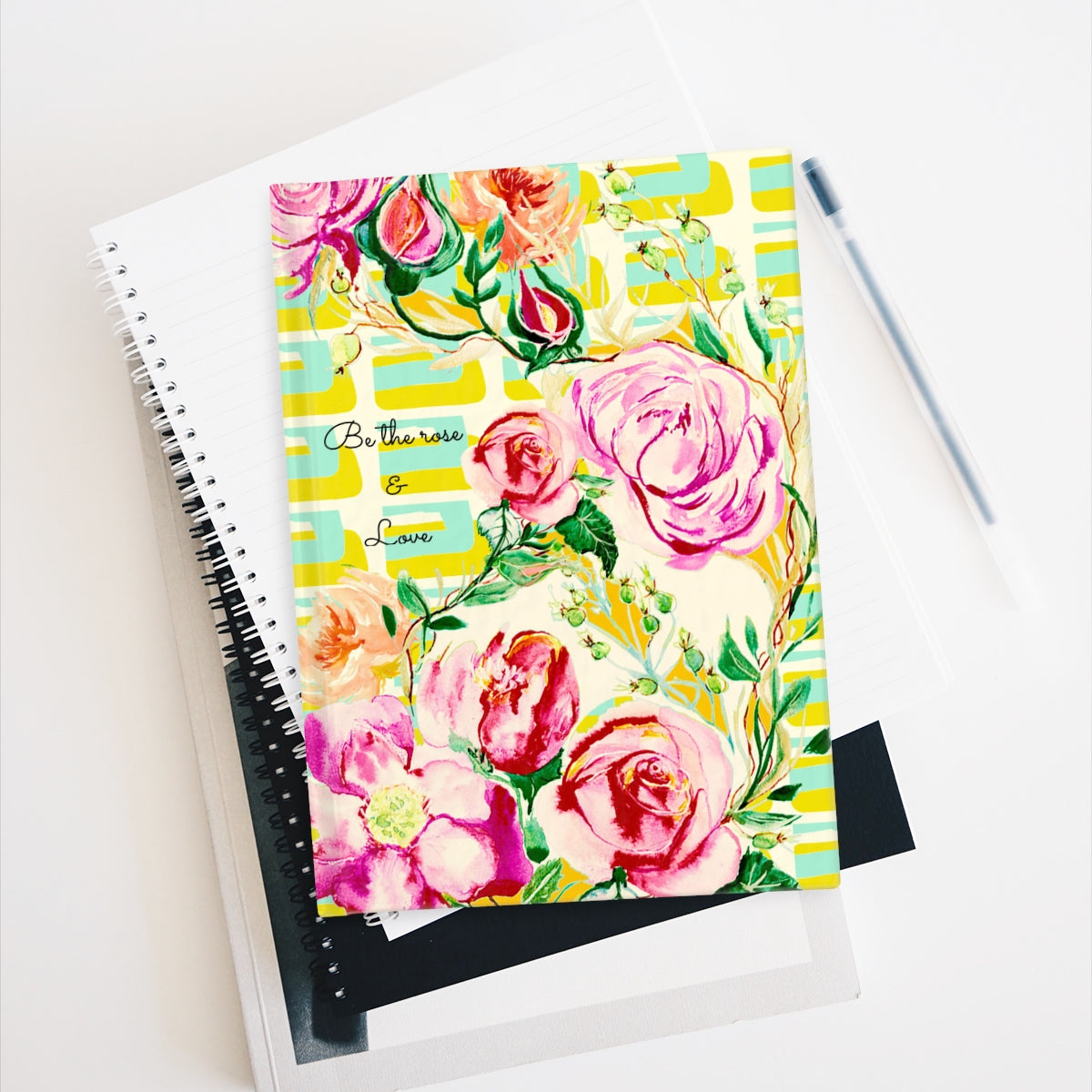 SHIRAZ ROSES, PAISLEY | Journal - Ruled Line |