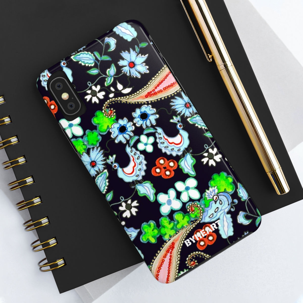 ORIENTAL BLUE BIRDS, KASHAN | Tough Phone Cases, Case-Mate |