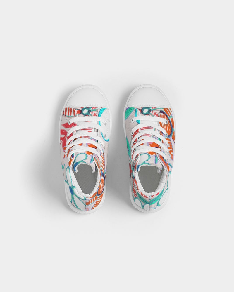 blooms Kids Hightop Canvas Shoe