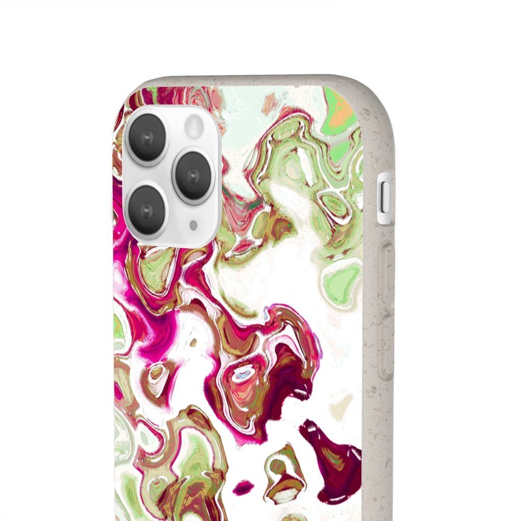 Biodegradable Case || GREEN WAVES ||