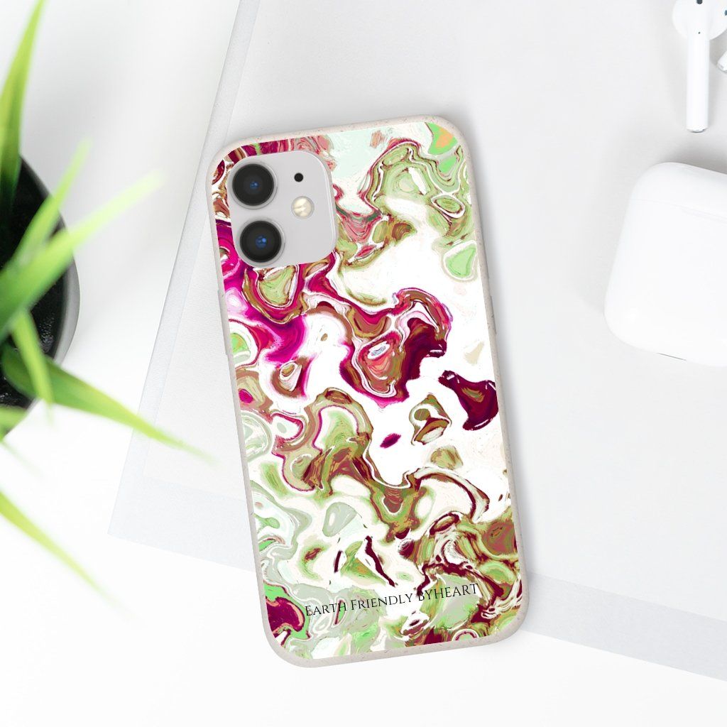 Biodegradable Case || GREEN WAVES ||