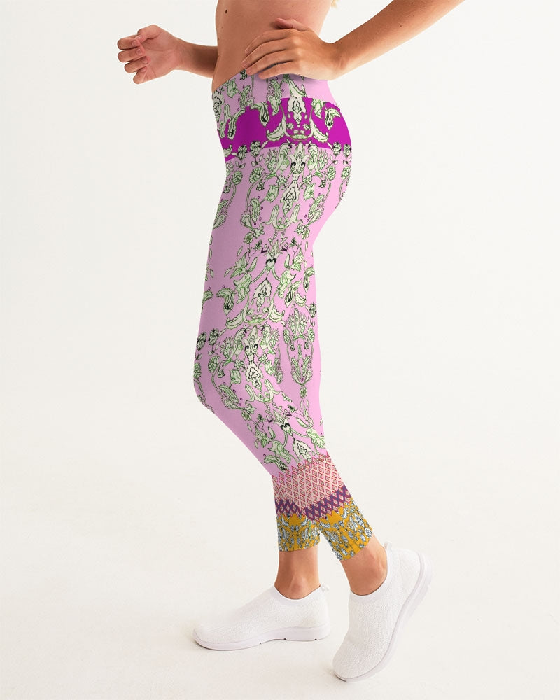 MIRACULOUS FLOWERS -PINK ||  Women's Yoga Pants