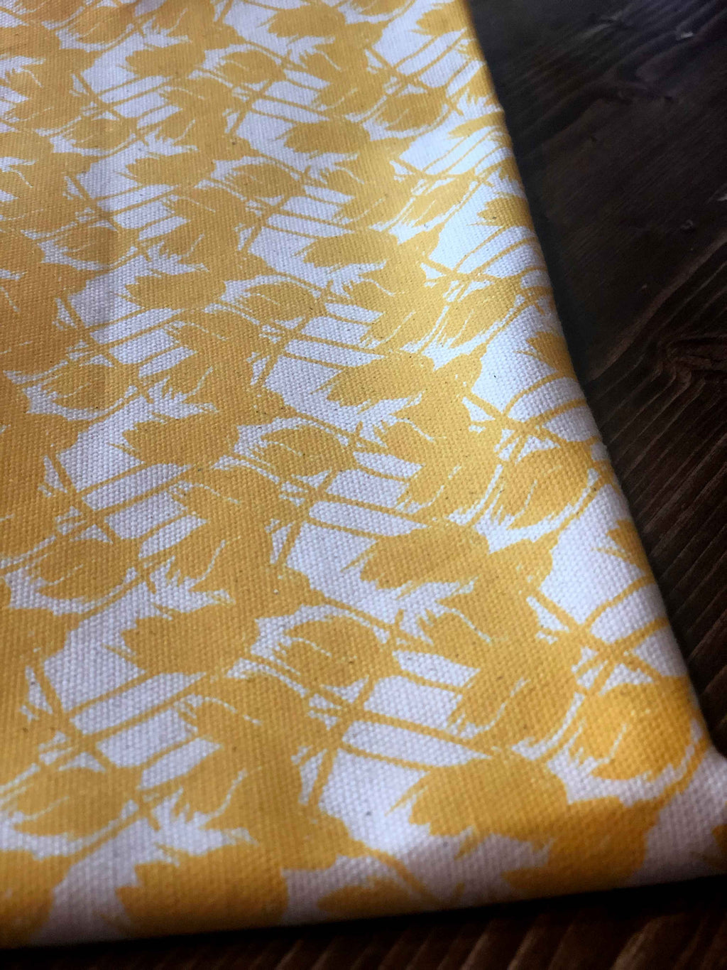 YELLOW ROSES | Organic Dish towel |
