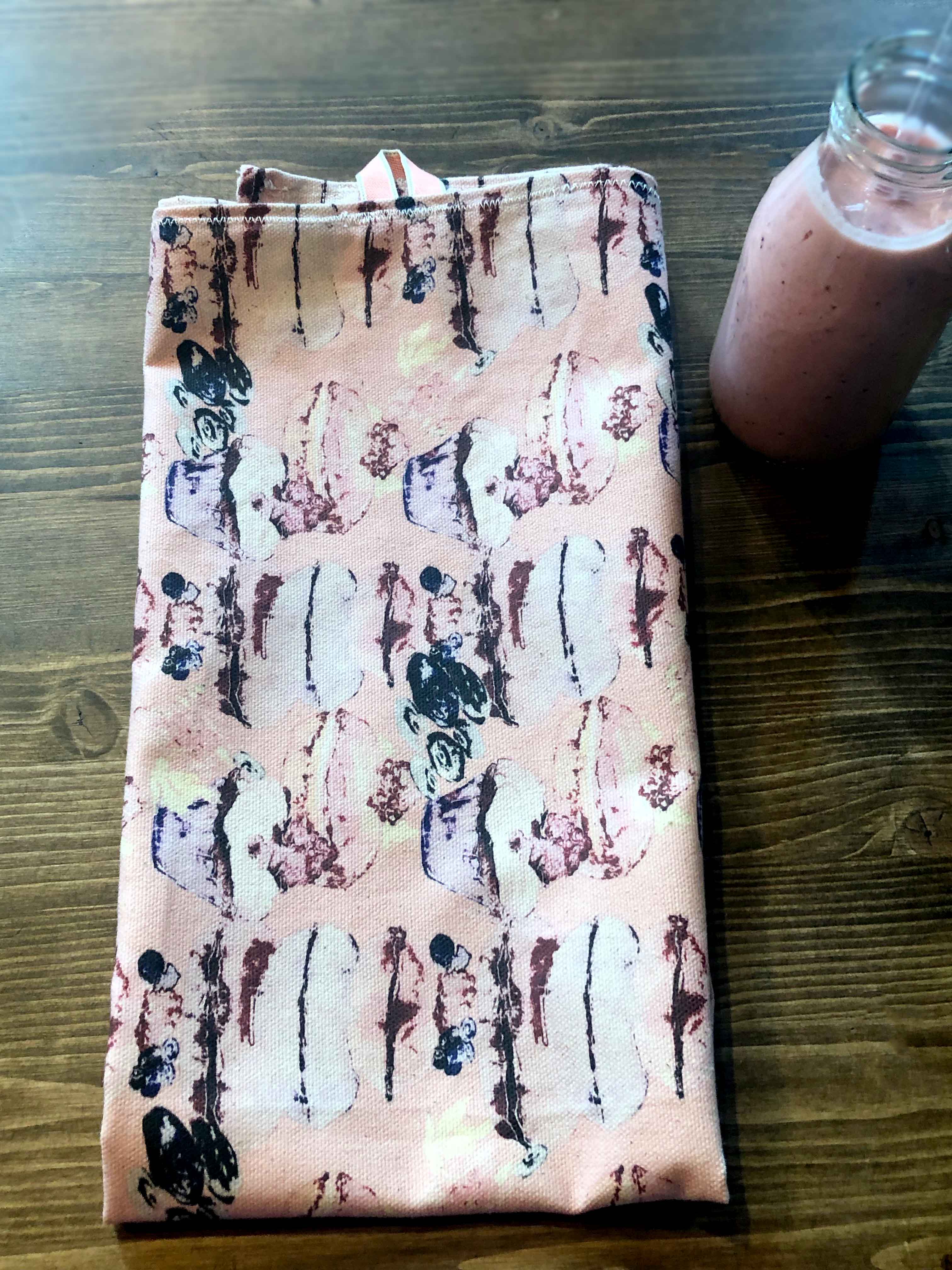 CUPCAKE PARTY | Organic Dish Towel |