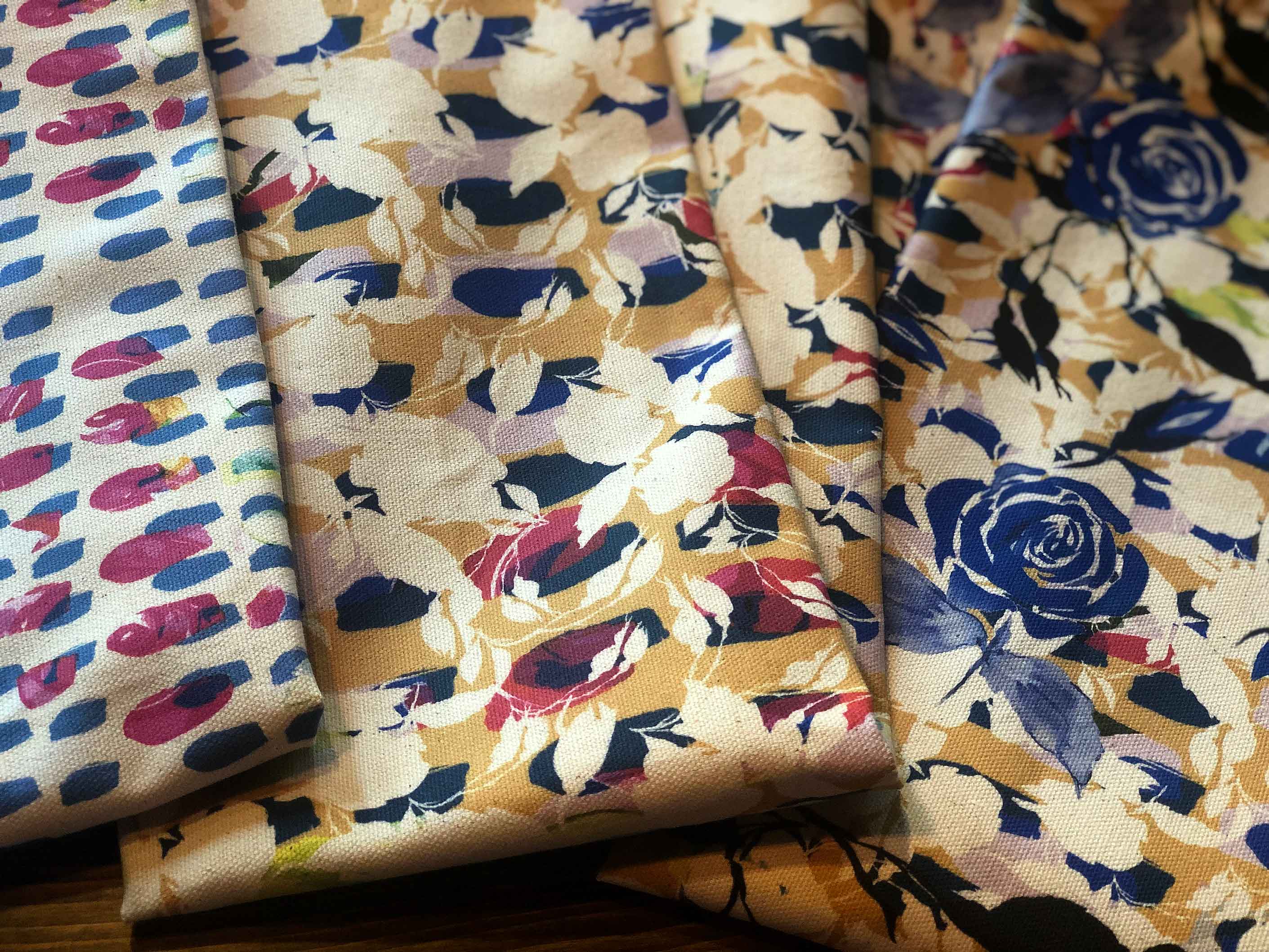 BLUE ROSES | Organic Dish Towel |