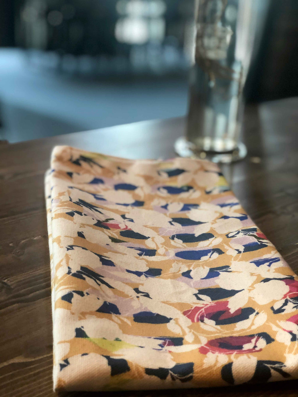 ROSES IN AUTUMN  | Organic Dish Towel | 