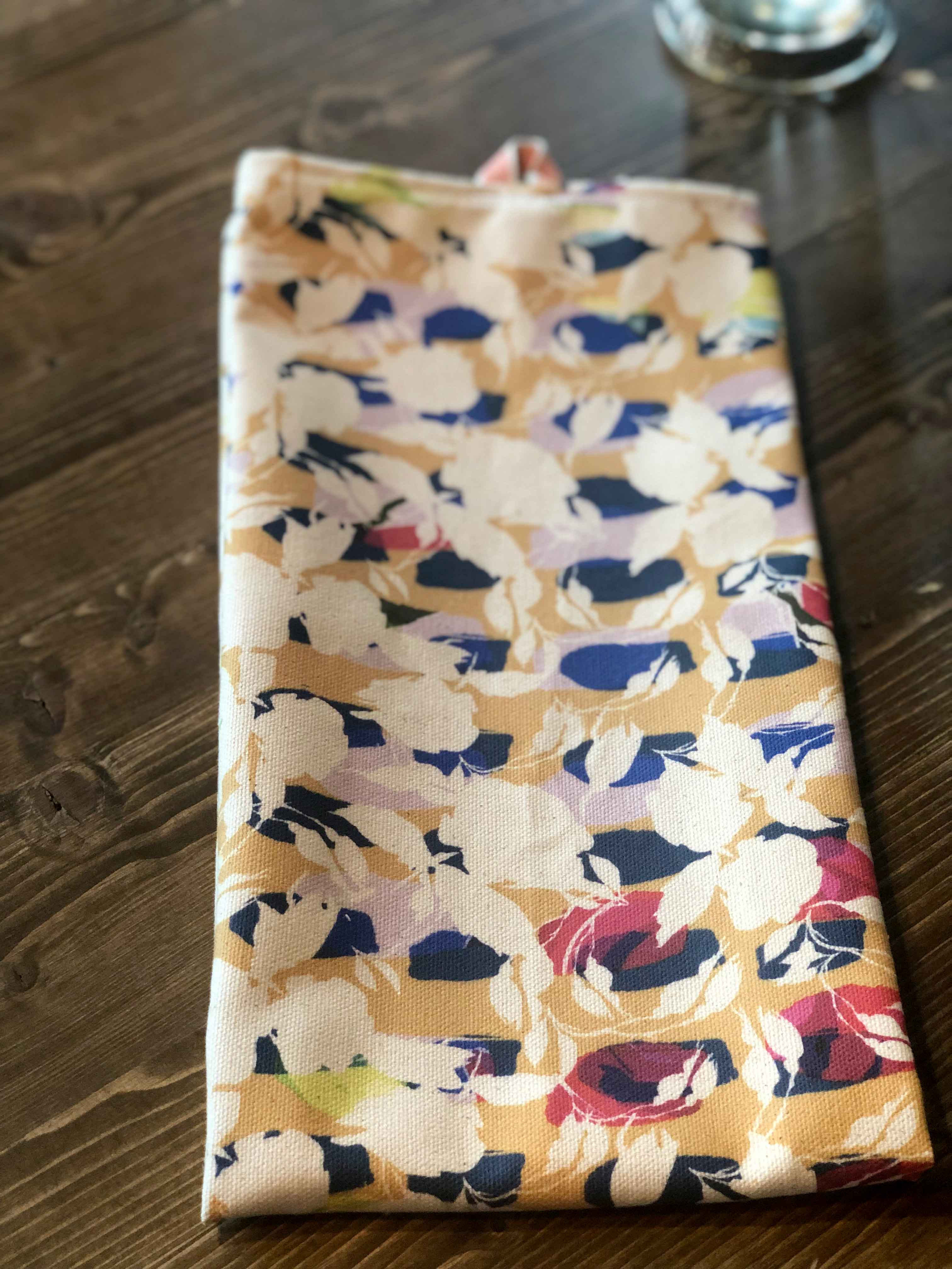 ROSES IN AUTUMN  | Organic Dish Towel | 