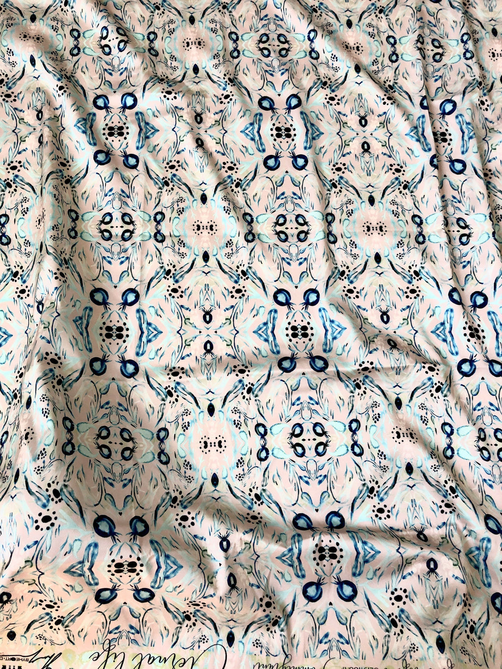 POMEGRANATE BLUE PAISLEY | SCARF & TEXTILE  |