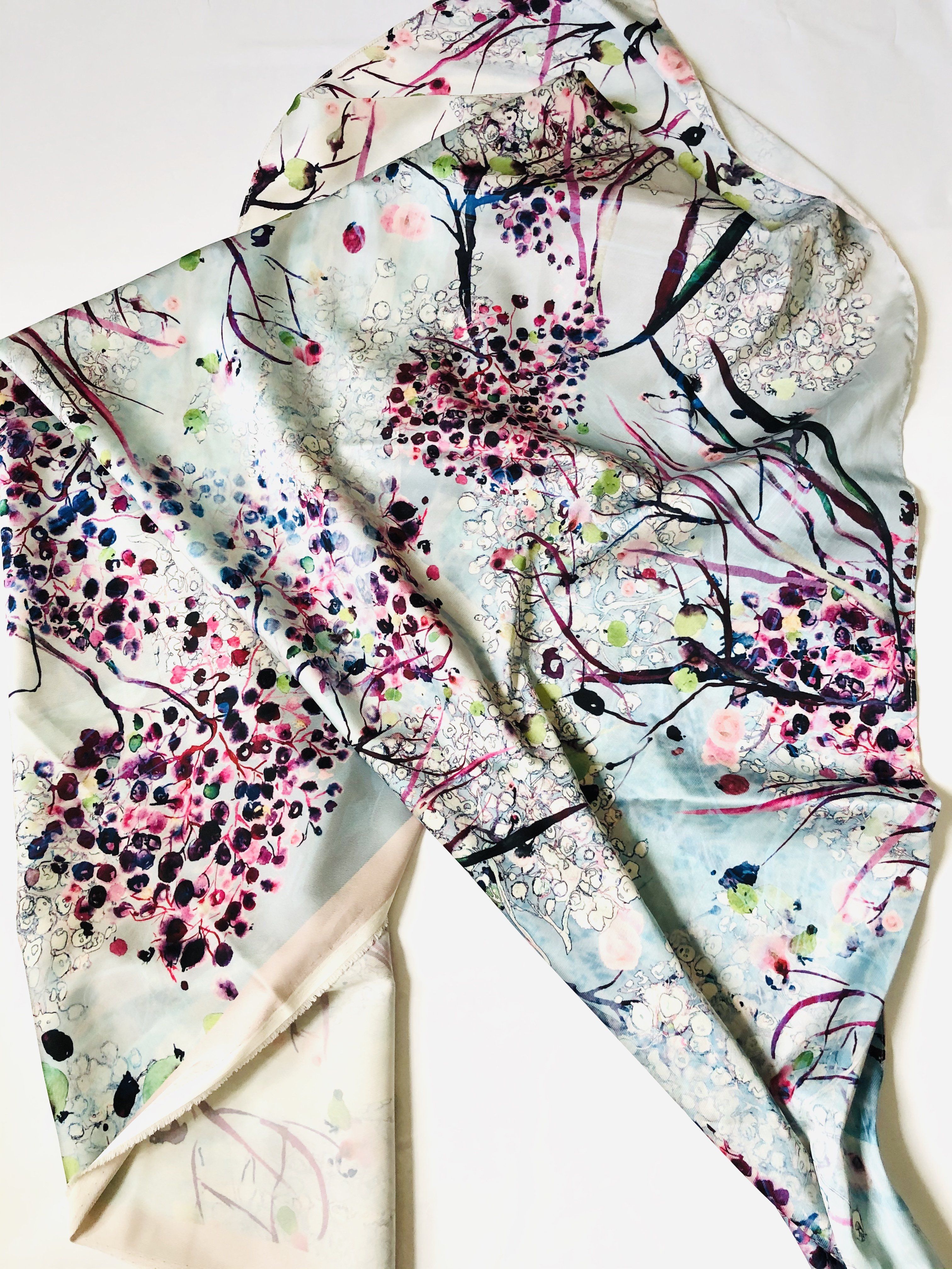 SHADOWS OF PARADISE  | SCARF & TEXTILE  |