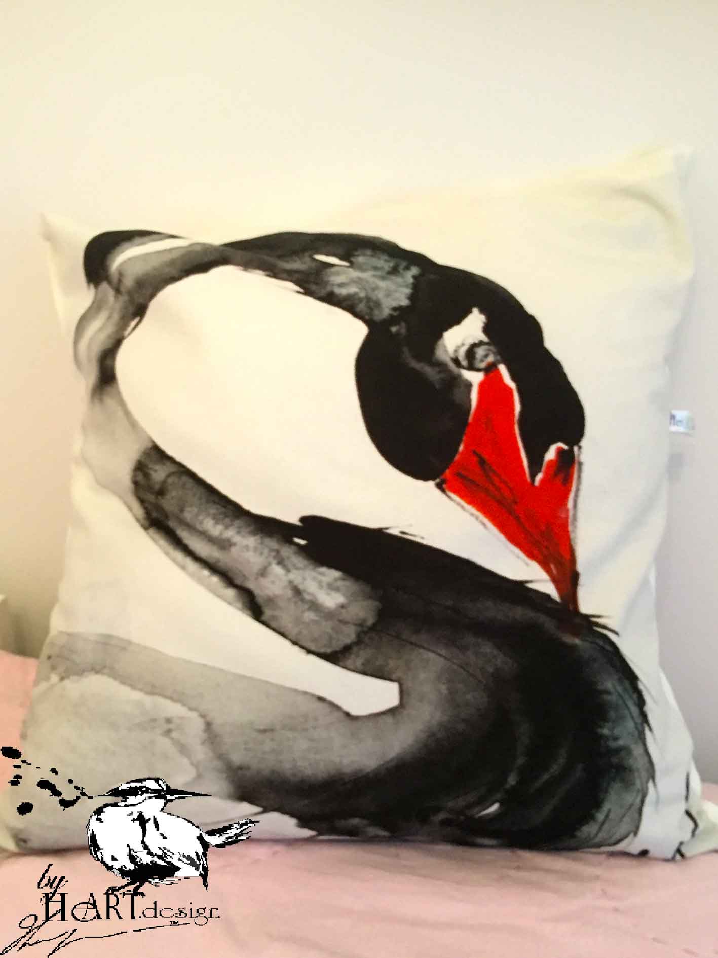 CUSHIONS COVER, THE BLACK SWAN IS PROUD