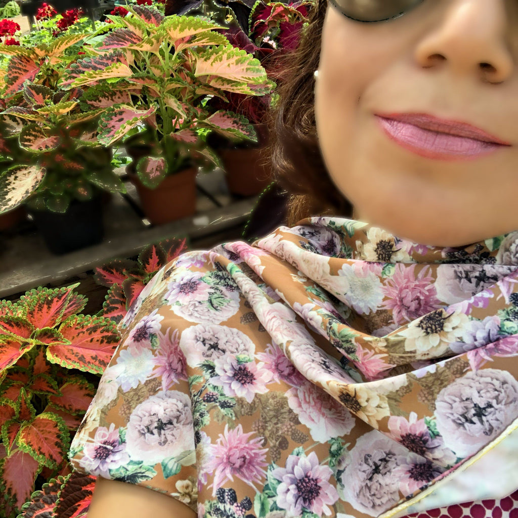 FLOWERS OF THE ERATH   | SCARF & TEXTILE  |