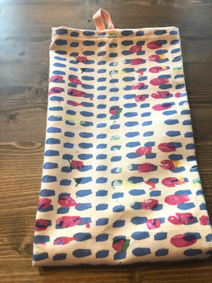 BLUE DOTS | Organic Dish towel |