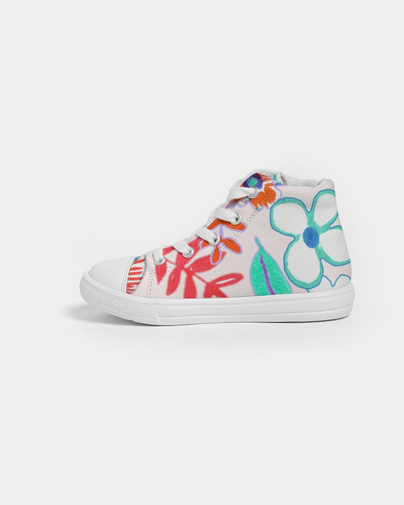 blooms Kids Hightop Canvas Shoe