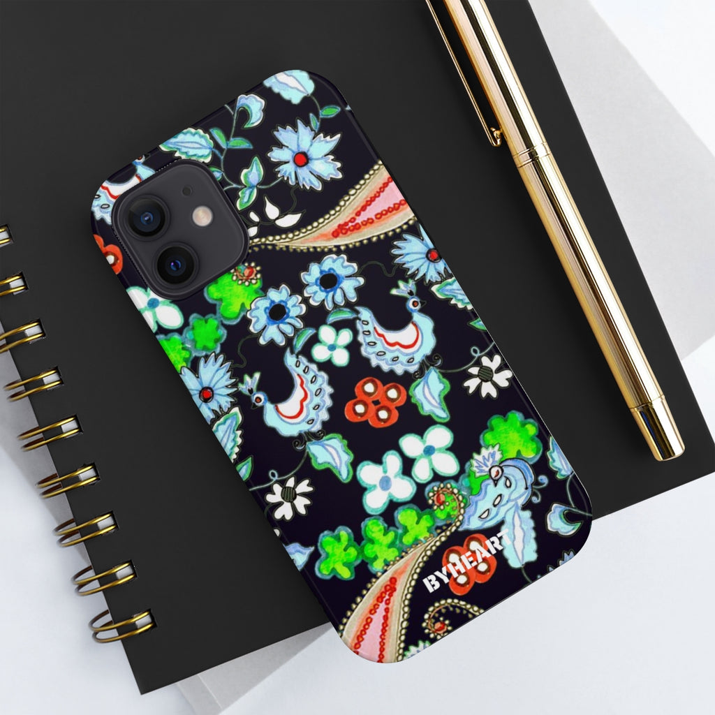 ORIENTAL BLUE BIRDS, KASHAN | Tough Phone Cases, Case-Mate |