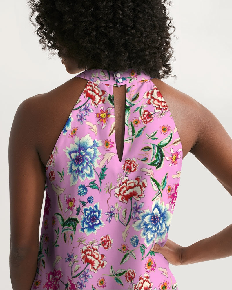 AMORE PINK  || Women's Halter Dress