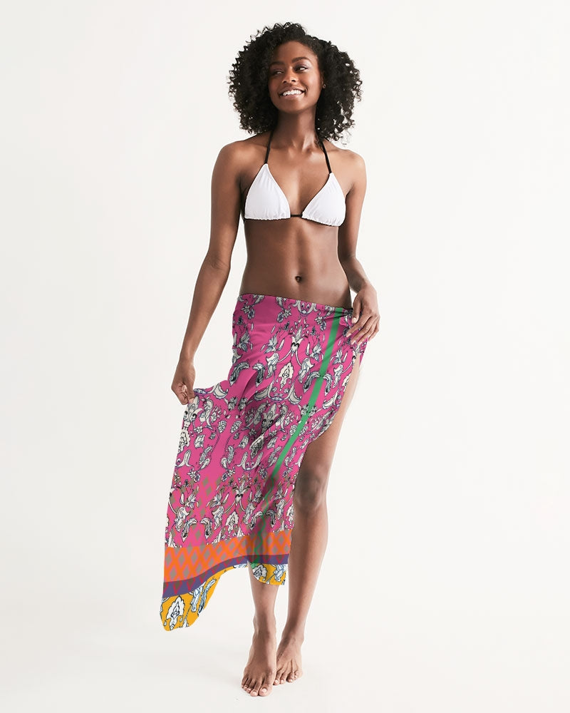 MIRACULOUS FLOWERS -PINK ||  Swim Cover Up