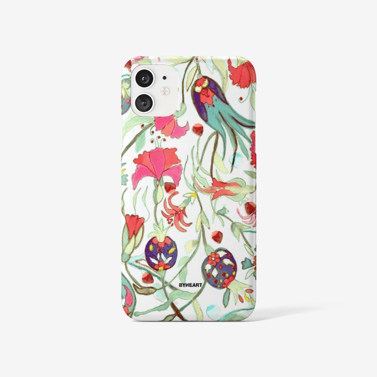 iPhone 11 case || GOLESTAN THE PERSIAN GARDEN , WHITE ||