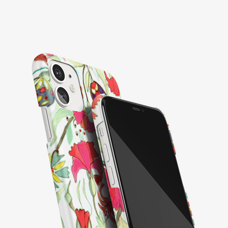 iPhone 11 case || GOLESTAN THE PERSIAN GARDEN , WHITE ||