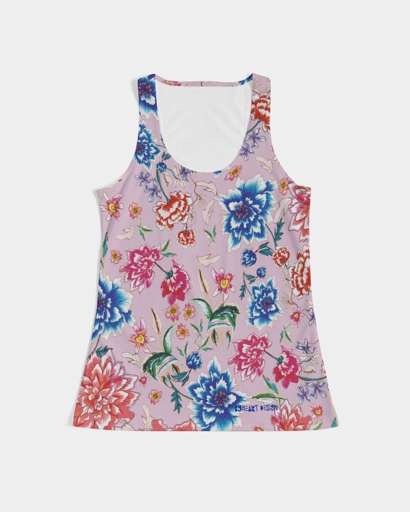 Women's Tank || AMORE Purple Blooms