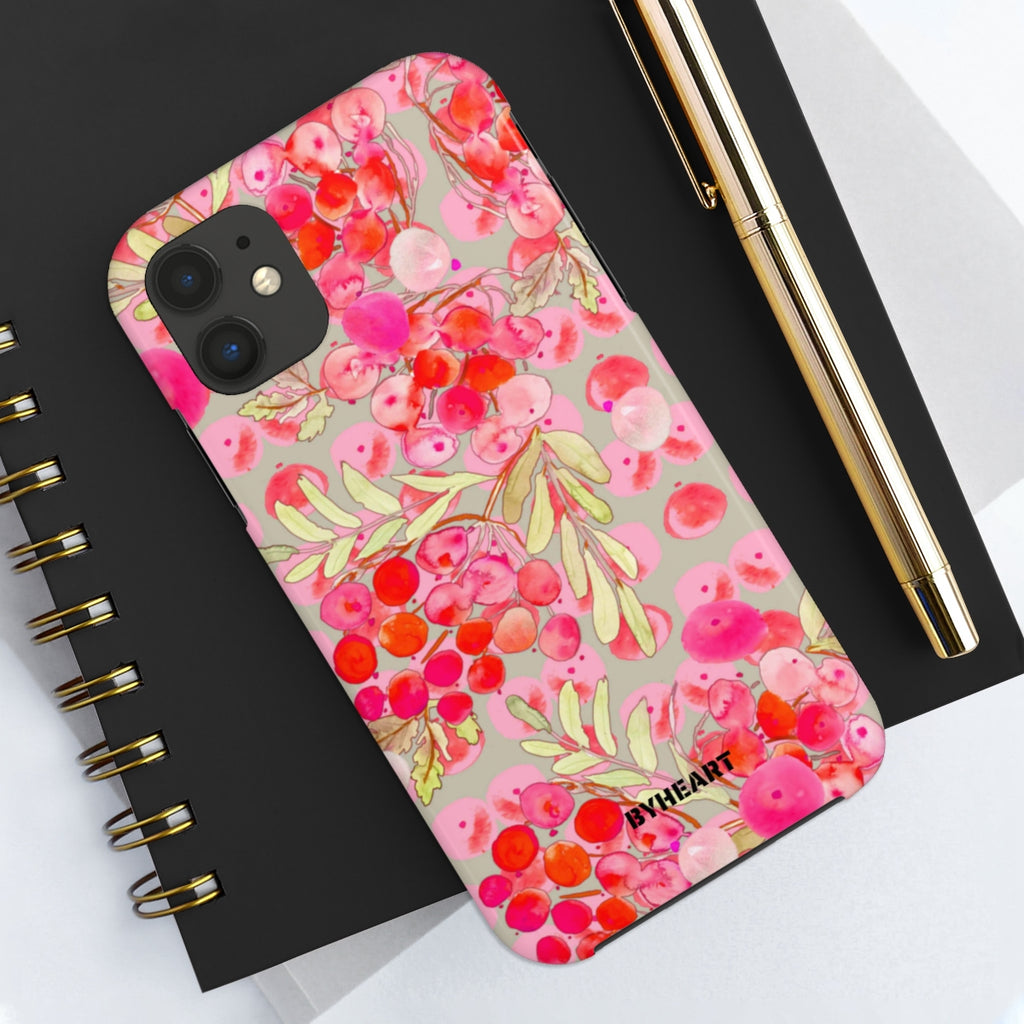 PINK BERRIES, LAPPLAND  | Tough Phone Cases, Case-Mate