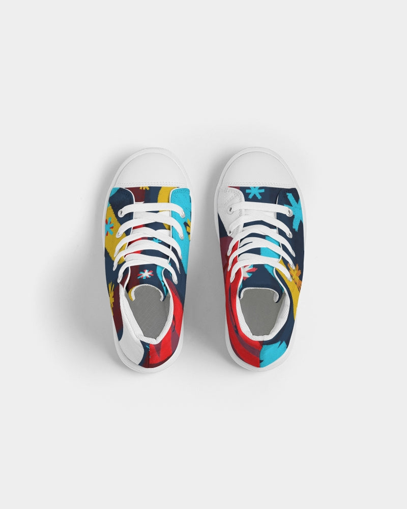 BLACK NIGHT Kids Hightop Canvas Shoe