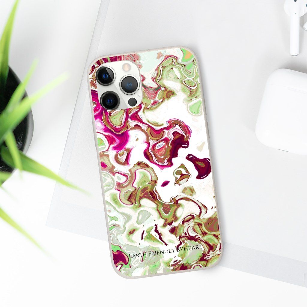 Biodegradable Case || GREEN WAVES ||