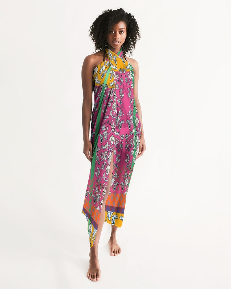 MIRACULOUS FLOWERS -PINK ||  Swim Cover Up