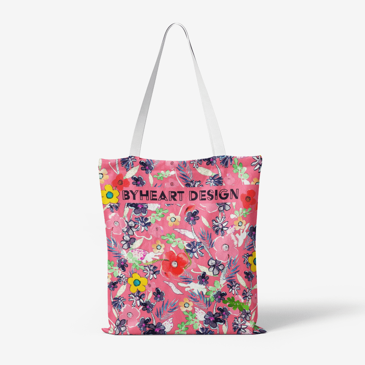 GOL GARDEN ,I `M A BEAUTY  || Heavy Duty and Strong Natural Canvas Tote Bags
