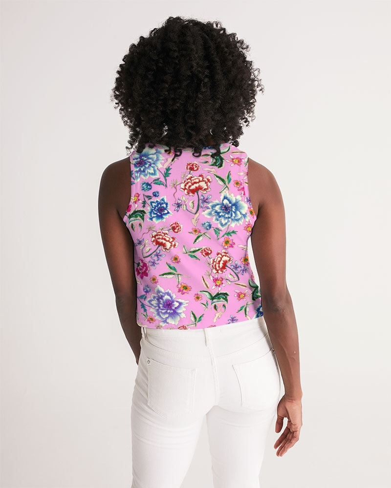 AMORE PINK Women's Cropped Tank