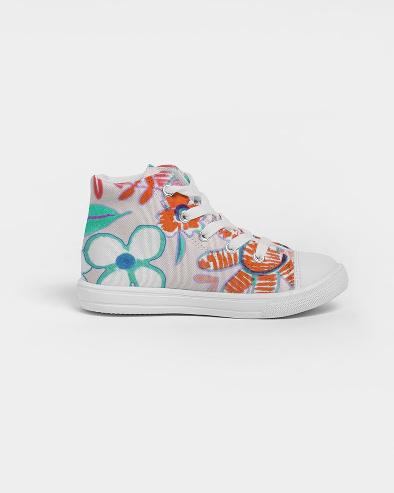 blooms Kids Hightop Canvas Shoe