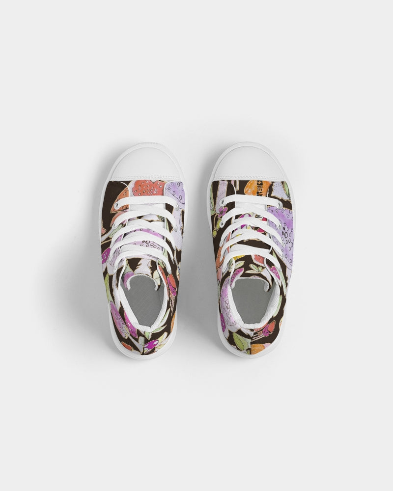 Mushrooms PARTY Kids Hightop Canvas Shoe