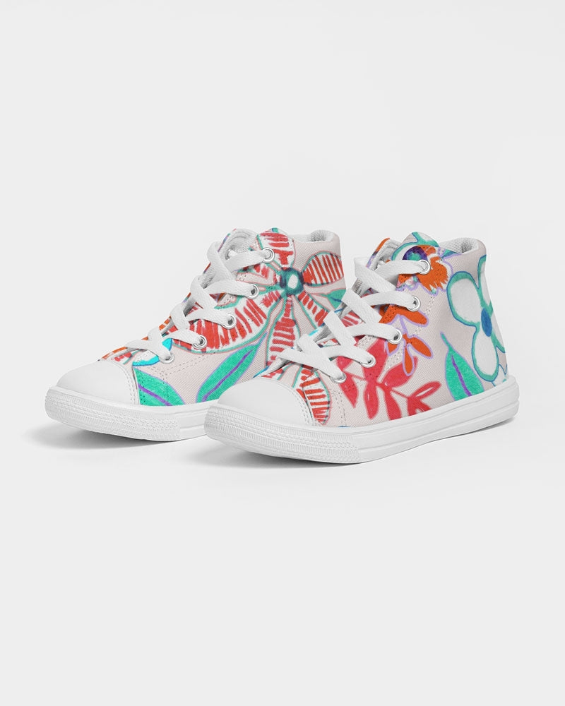 blooms Kids Hightop Canvas Shoe