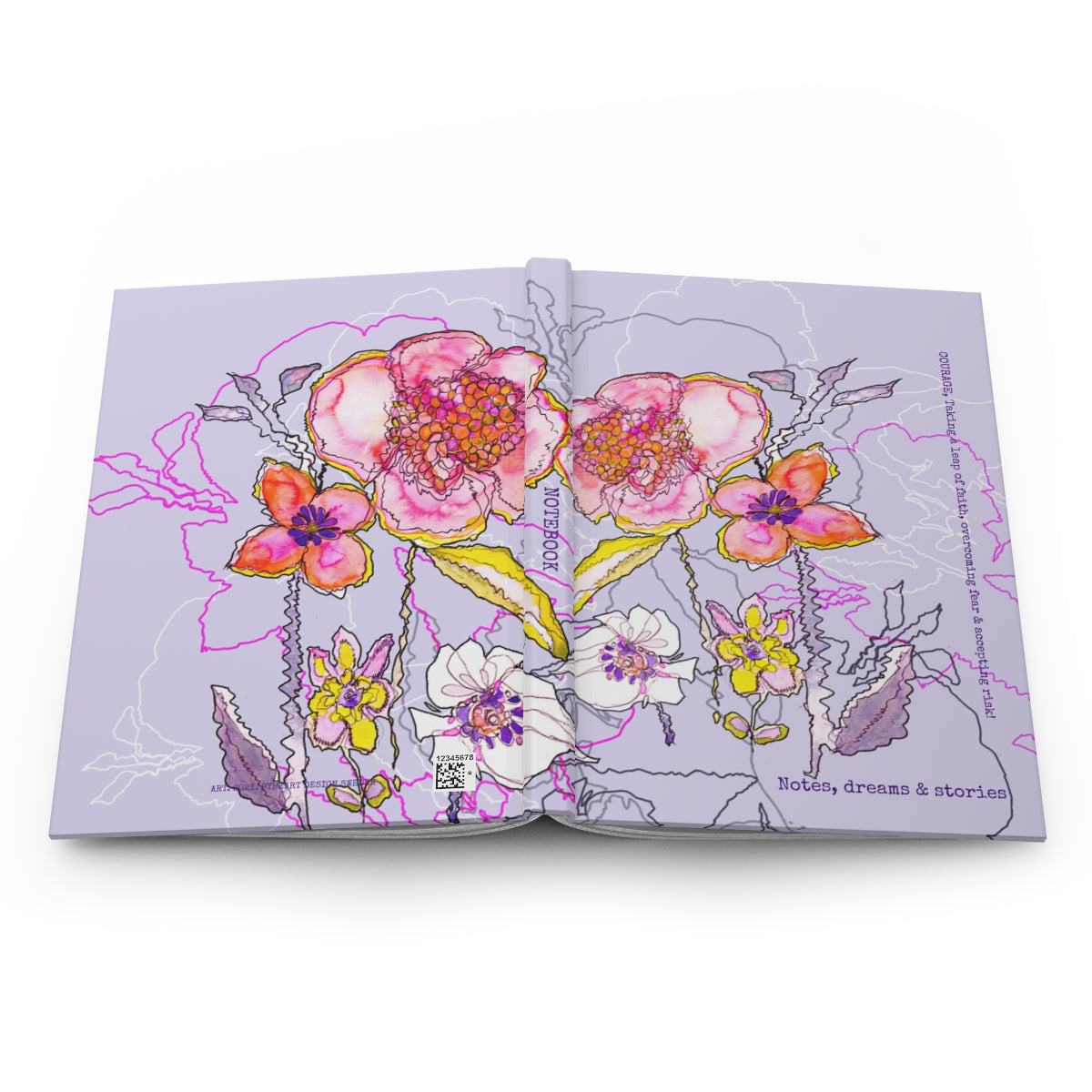 BLOOMS IN PARIS | Hardcover Journal Matte |